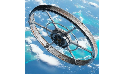 High Detail Orbital Centrifuge Station - C4D Octane 3D model