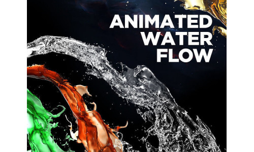 High quality realistically pouring 3d water flow - NO PLUGIN 3D model