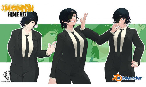 Himeno CHAINSAW MAN 3D model