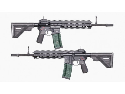 HK416A5 14 5 inch Low-poly 3D model