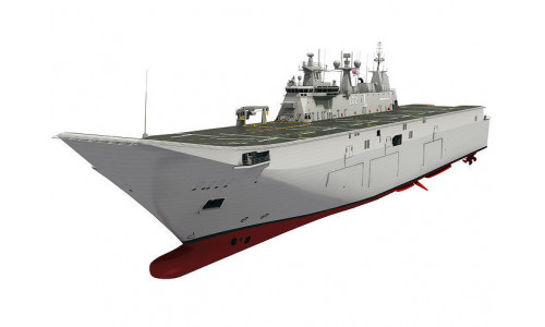 HMAS CANBERRA AUSTRALIAN LHD 3D model
