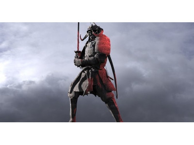 Horned Demon samurai  3D model