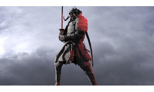 Horned Demon samurai  3D model