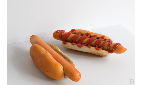 Hot Dog 002 3D model