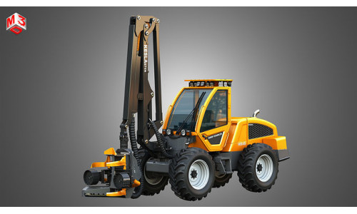 HR46X - Forestry Harvester 3D model
