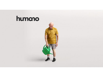 Humano Gardening Man with watering can 2209-6 3D model