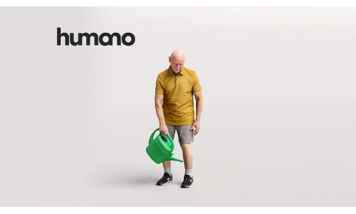 Humano Gardening Man with watering can 2209-6 3D model