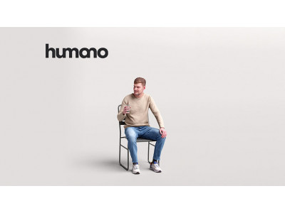 Humano Man sitting in the garden 2210-6 3D model