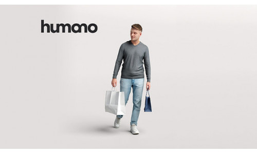 Humano Shopping Man 2208-1 3D model