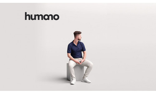 Humano Sitting Young Man 2204-7 3D model