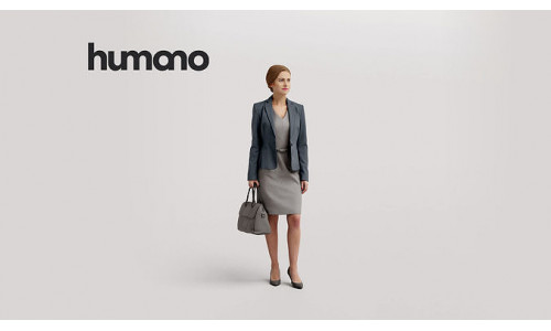 Humano Winter Autumn People 1117 3D model