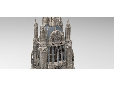 Imperial City Tower Halls Arch Tower 3D model