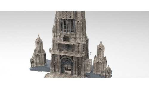 Imperial Desert Tower Halls  3D model