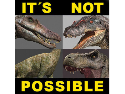 Incredible JP Dinosaur PACK - rex 3d model 3D model