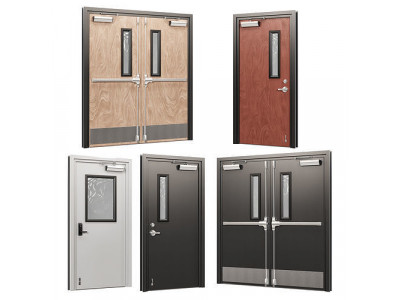 Industrial Doors 2 3D model