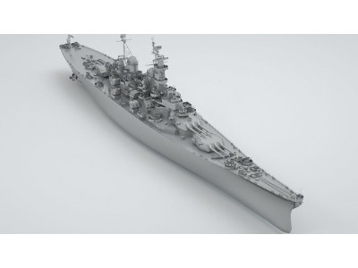 Iowa Class Battleship Missouri 3D model
