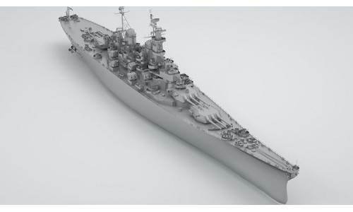 Iowa Class Battleship Missouri 3D model
