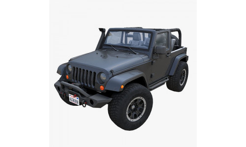 Jeep Wrangler Custom Low-poly 3D model