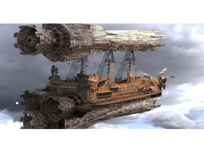 Jet Fusion Airship 6 3D model