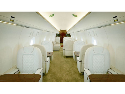 Jet Interior Low-poly 3D model