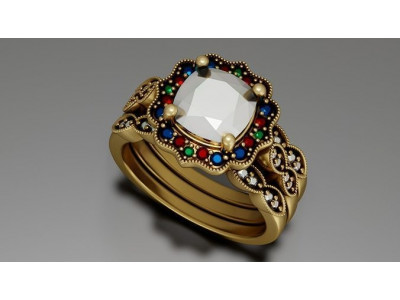 Jewellery ring  3D model Low-poly 3D model