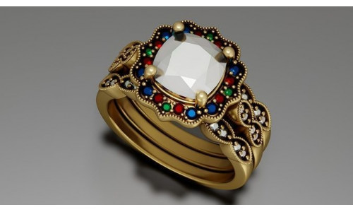 Jewellery ring  3D model Low-poly 3D model