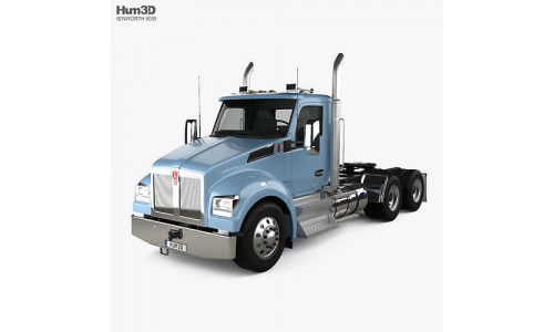 Kenworth T880 Day Cab Tractor Truck 2022 3D model