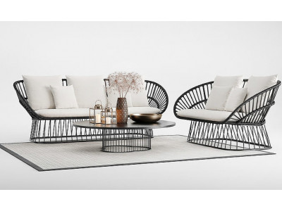 Kettal Kala Custom Outdoor Furnitures 3D model