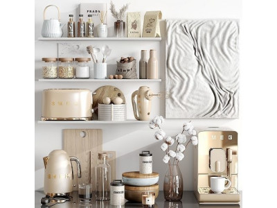 kitchen accessories 003 3D model