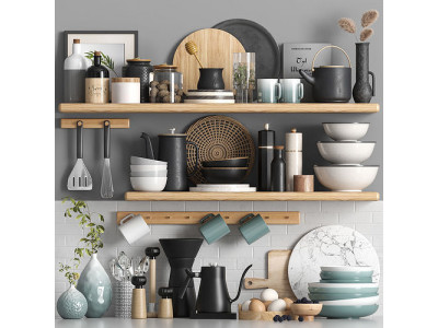 kitchen accessories 009 3D model