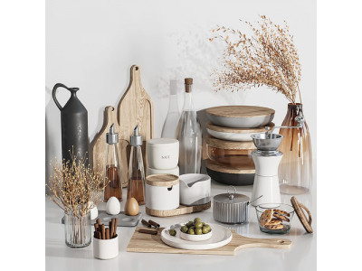 kitchen accessories025 3D model