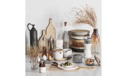 kitchen accessories025 3D model