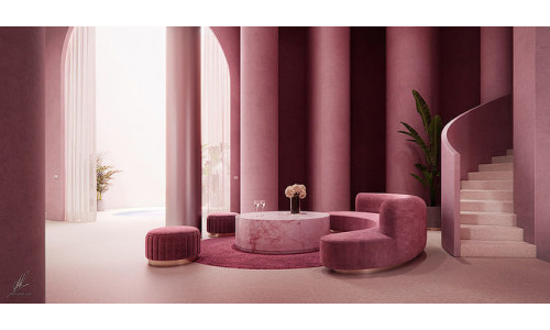 Kitsch Interior Loft 3D model