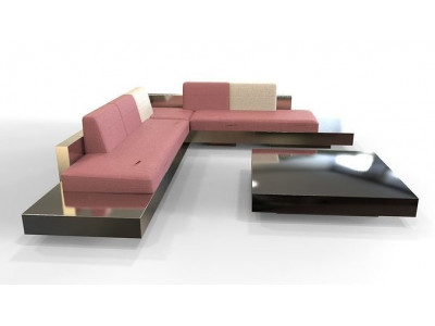 L - Shaped Sofa - Modern Sofa 3D model