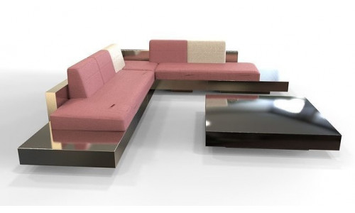 L - Shaped Sofa - Modern Sofa 3D model