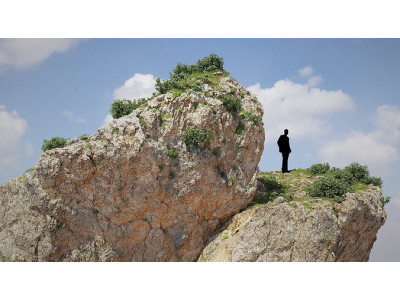 Large Mountain Cliff  Boulder PBR Scan Low-poly 3D model
