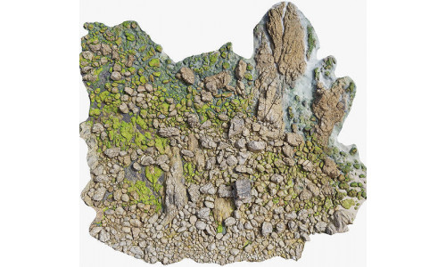 Large Rock Stone Beach PBR Scan Low-poly 3D model