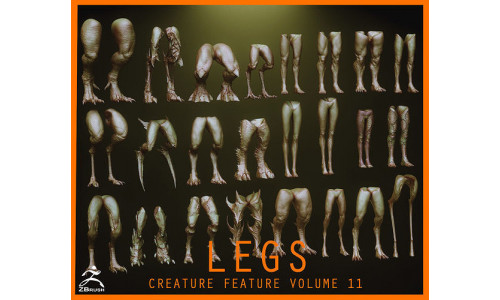 LEGS - 33 Character and Creature Insert meshes plus OBJs 3D model