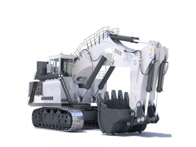 LIEBHERR R996 Backhoe 3D model