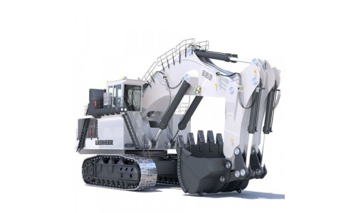 LIEBHERR R996 Backhoe 3D model