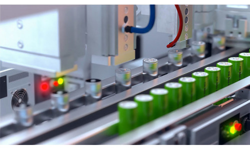 Lithium ion battery factory 3d scene 3D model