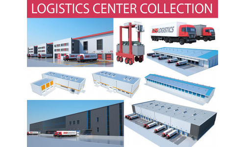 Logistics Center Collection 3D model