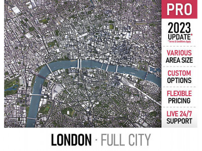 London Low-poly 3D model