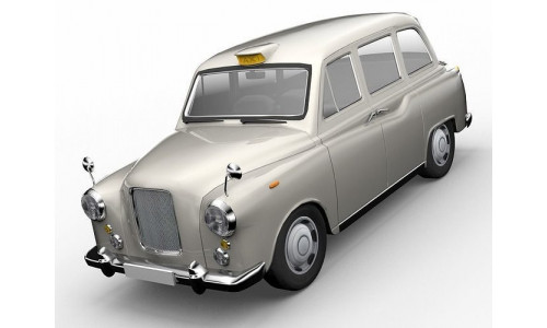 London Cab Austin Morris FX4 Taxi 3D model Low-poly 3D model