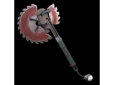 Lowpoly Makeshift Melee Weapon Realistic Pbr Low-poly 3D model