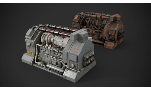 Machinery device 3D model