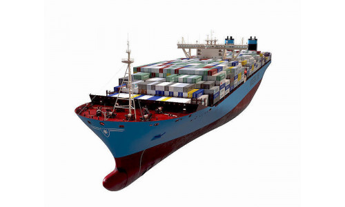 Maersk Triple E 1st generation Containers   3D model