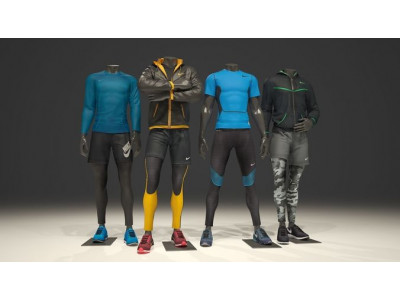 Man mannequin Nike pack 1 3D model