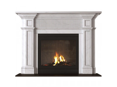 Marble Fireplace modern ArtDeco  3D model