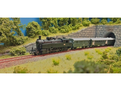 MAV 442 class steam locomotive - TT scale 3D print model